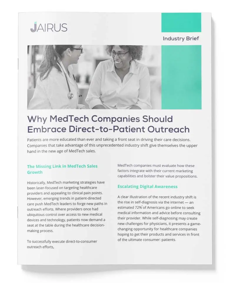 Why MedTech Companies Should Embrace Direct-To-Patient Outreach